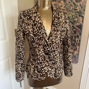 Countess brand leopard blazer size large